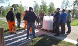 Stadtwerke Pfaffenhofen - Stadtwerke-Mitarbeiter auf dem Gelände der Gartenschau