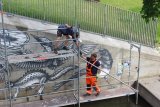 Stadtwerke Pfaffenhofen - Stadtwerke ermöglichen Max Birkl Wandmalerei für Natur in Pfaffenhofen