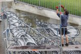 Stadtwerke Pfaffenhofen - Stadtwerke ermöglichen Max Birkl Wandmalerei für Natur in Pfaffenhofen