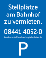 Stadtwerke Pfaffenhofen - Stellplätze am Bahnhof zu vermieten